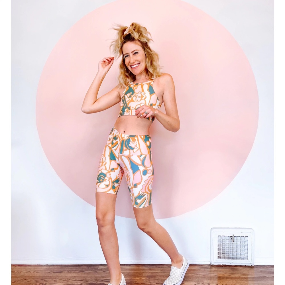 SOLD Dazey LA Set Sports Bra Top and Bike Short